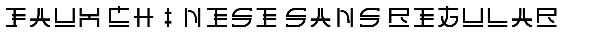 Faux Chinese Sans Regular image
